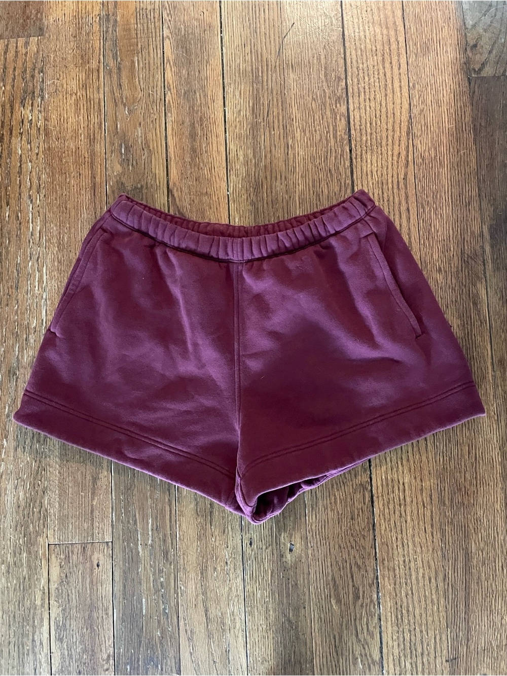 NWOT lululemon athletica Burgundy Athletic Lounge Shorts